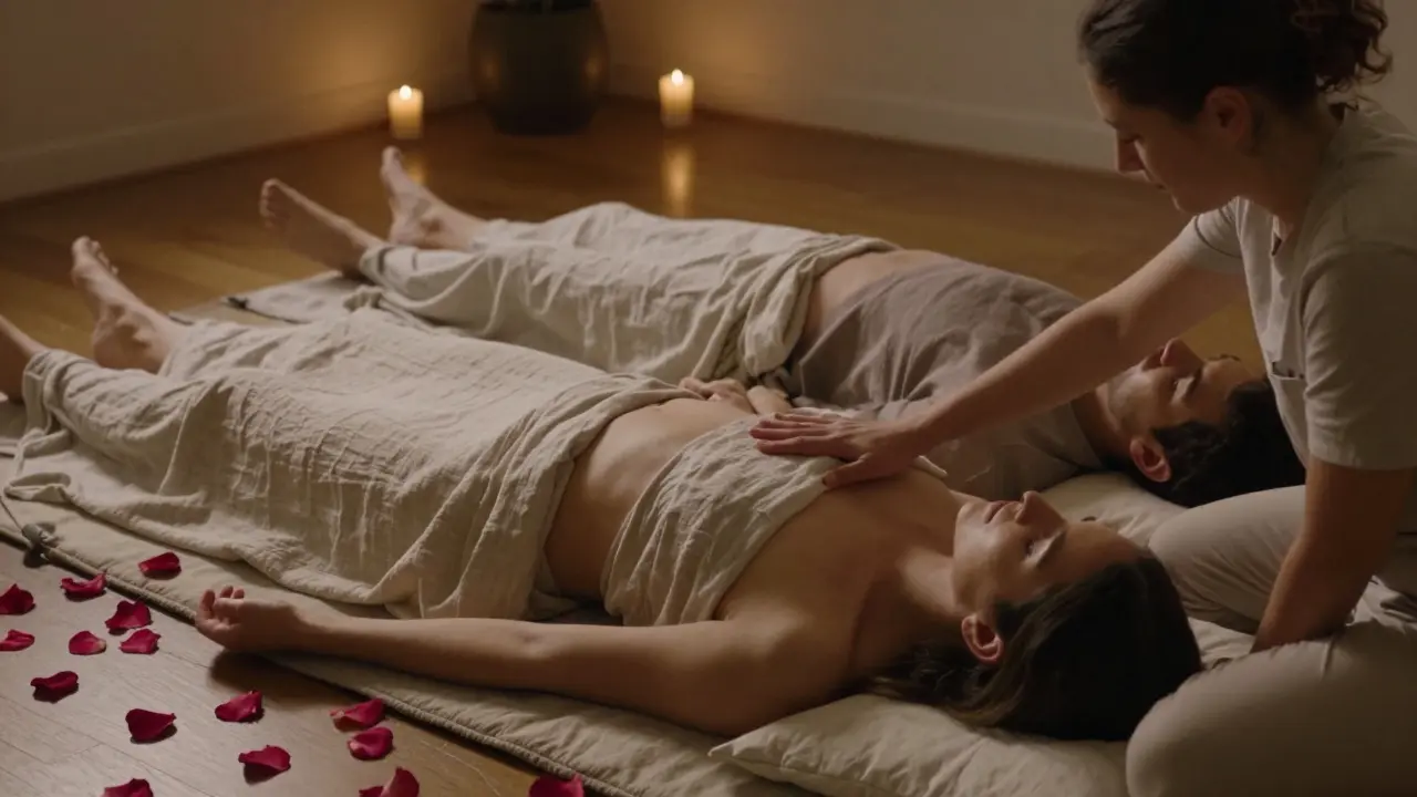 Tantrická masáž pro páry po porodu: Jak obnovit intimitu s partnerem po porodu