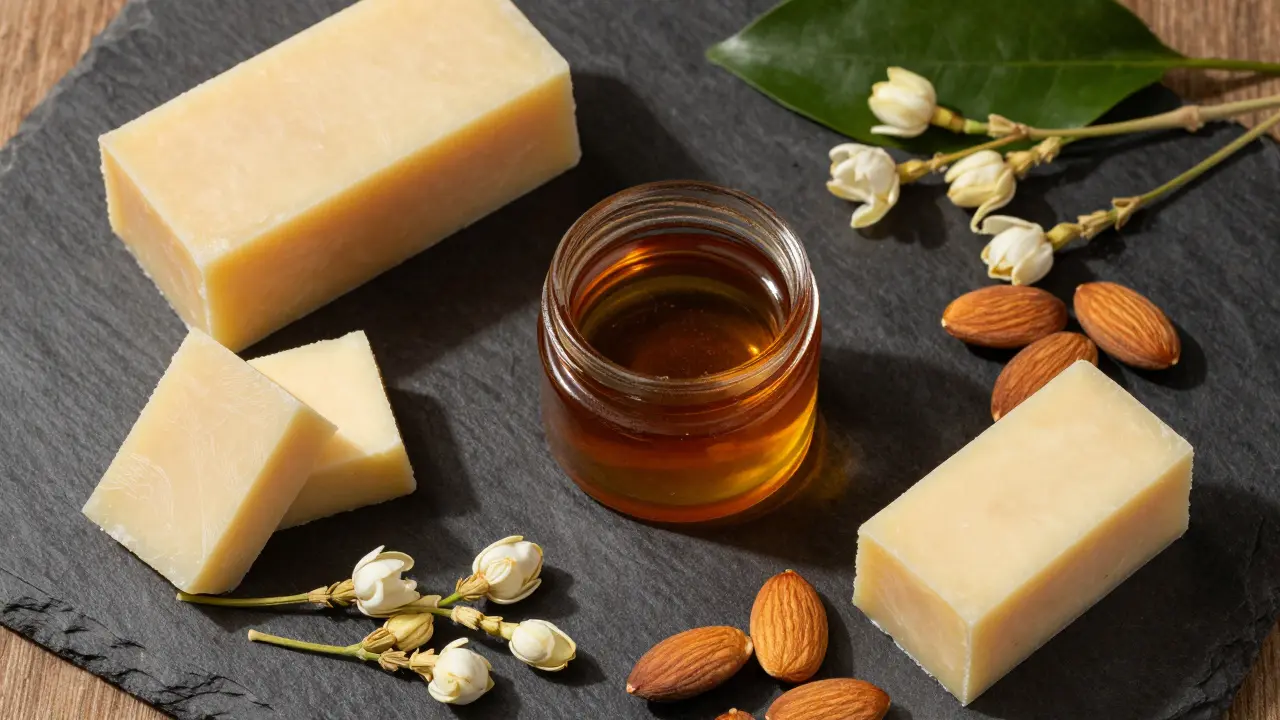 Přírodní ingredience pro výrobu masážních svíček